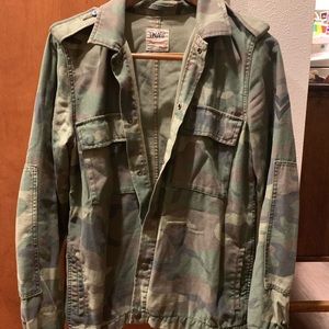 Camouflage jacket from Aritzia
